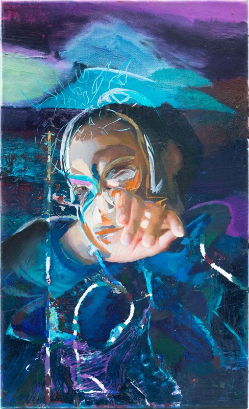 Soliloquio  2015/19 oil on canvas 40 x 60 cm