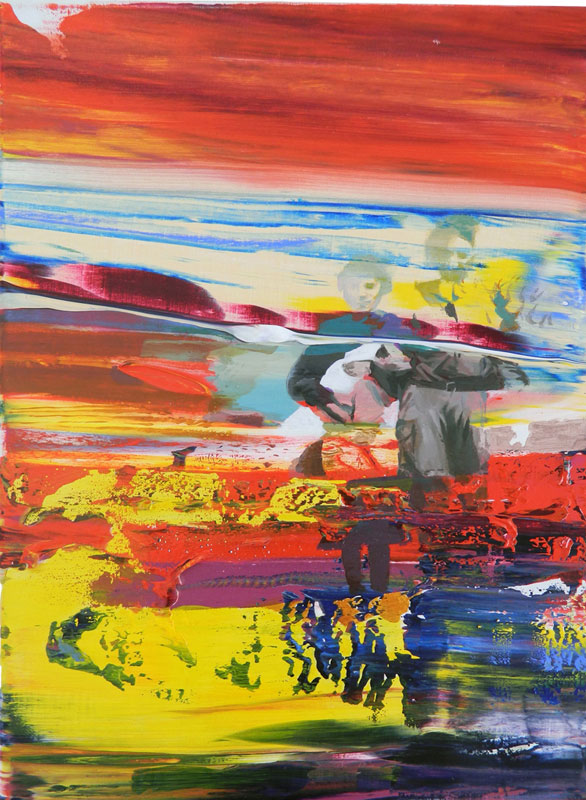 Untitled 2012 acrylic on canvas 40 x 30 cm