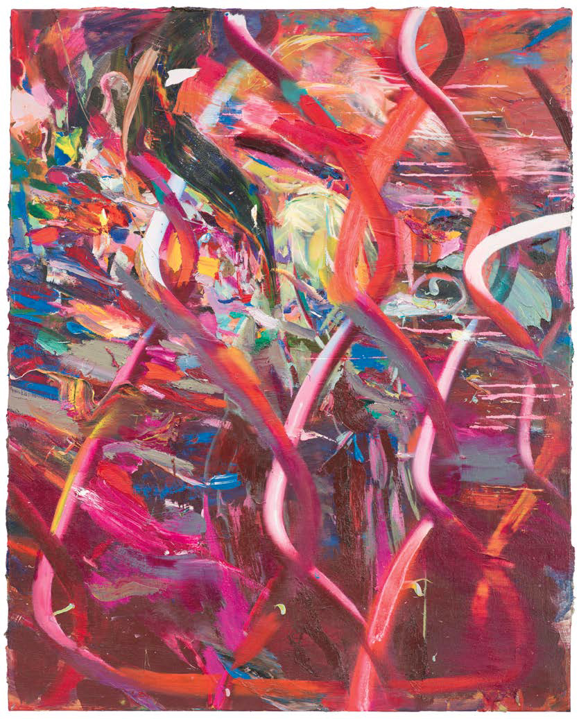 ULTRAVIOLET GARDENS 2 2015 oil on canvas  100.5 x 82.5 cm